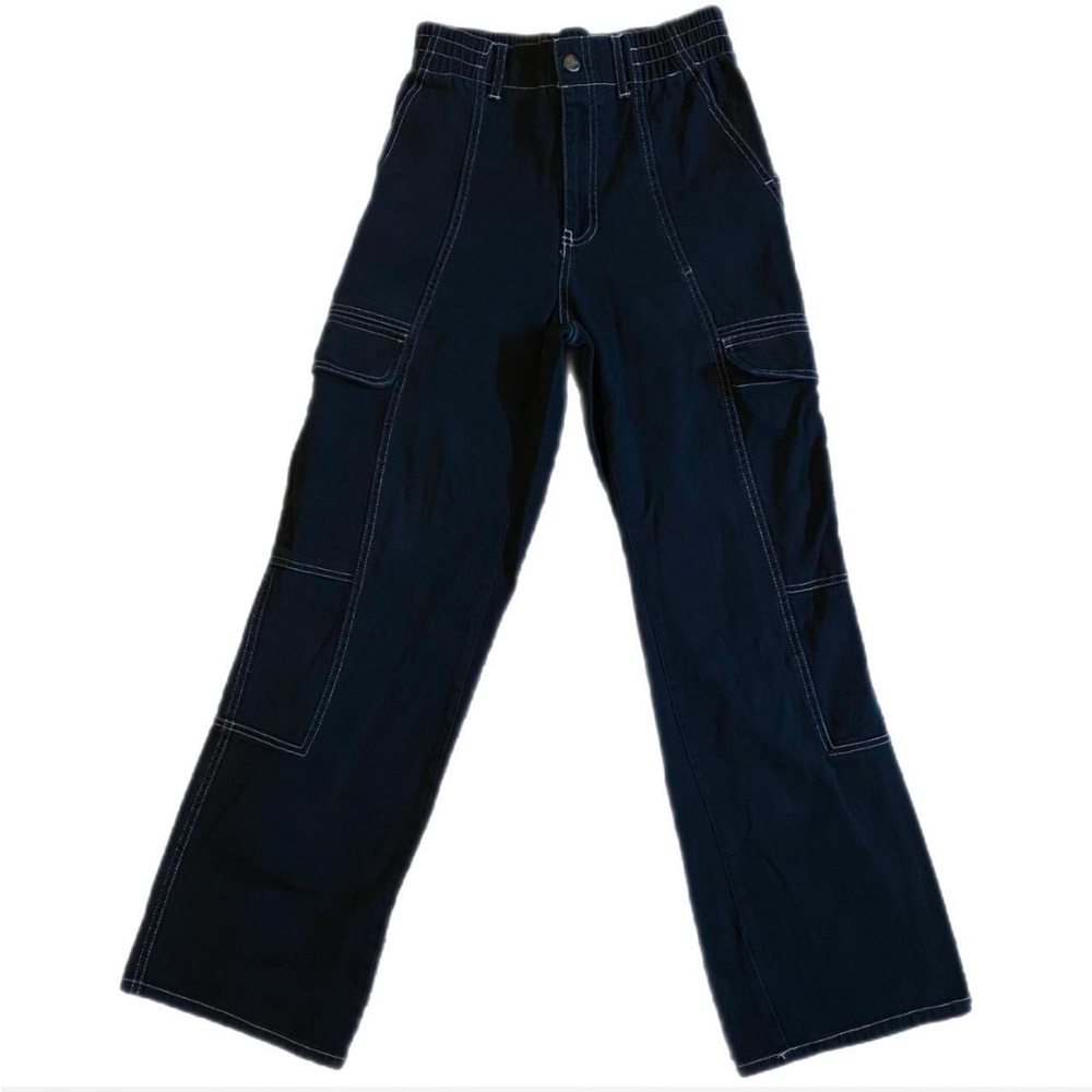 Vintage Black Cargo Denim